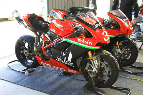Peter Martin Ducati 999s and Ducati 1198s.