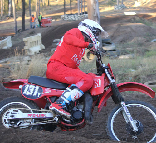 5th in the 2019 Australian 125cc Post Classic Championship - Honda CR125 RC.