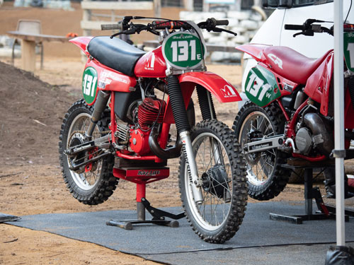 Ready! the 1979 CR250RZ is ready to race. envision media image.